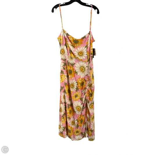 Dress Casual Maxi By Oneill In Floral Print, Size: Xl