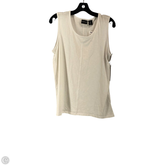 Top Sleeveless By Rachel Zoe In White, Size: L