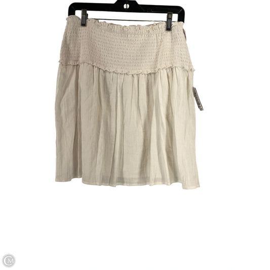 Skirt Mini & Short By Studio West In White, Size: M