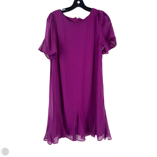 Dress Casual Short By Dkny In Purple, Size: 8