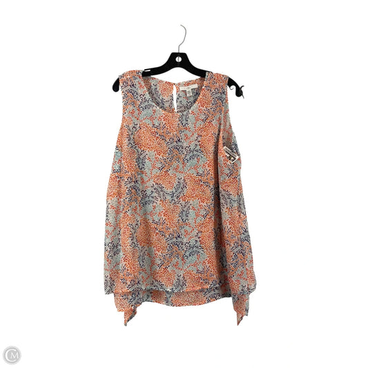 Top Sleeveless By Fever In Multi-colored, Size: L