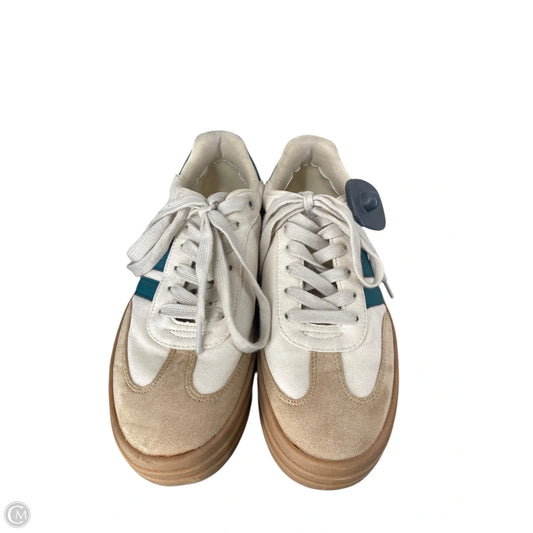 Shoes Sneakers By Cmc In Tan & White, Size: 10
