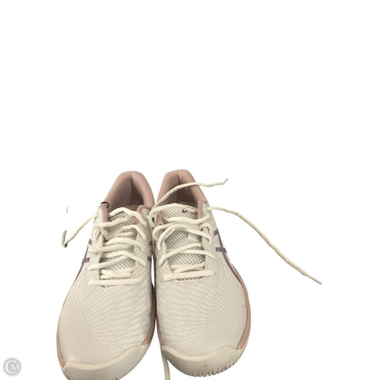 Shoes Athletic By Asics In Purple & White, Size: 9.5