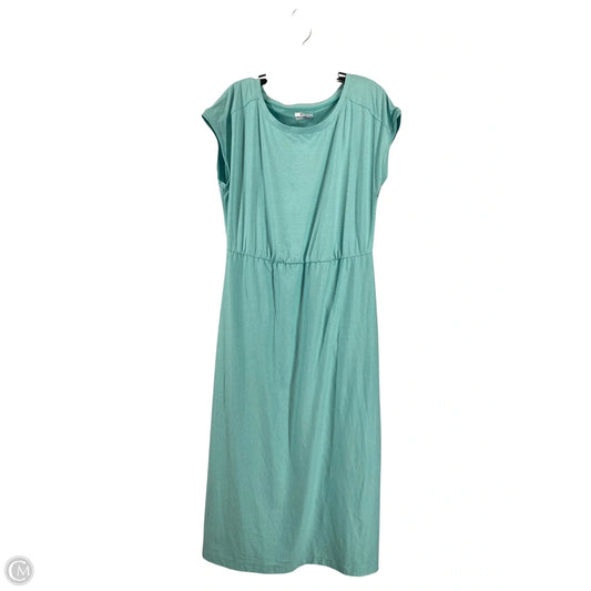 Dress Casual Maxi By Columbia In Teal, Size: L