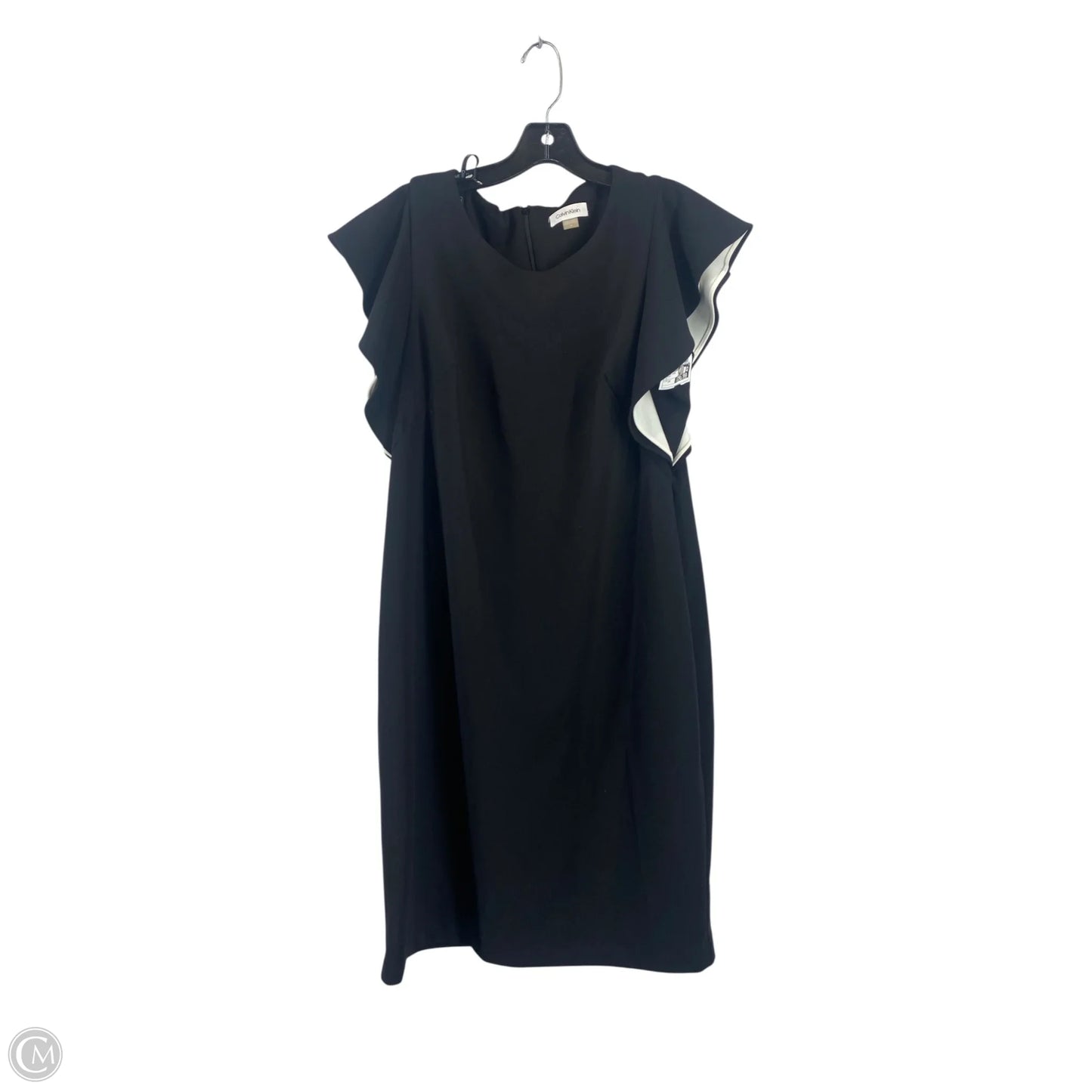 Dress Work By Calvin Klein In Black, Size: 14