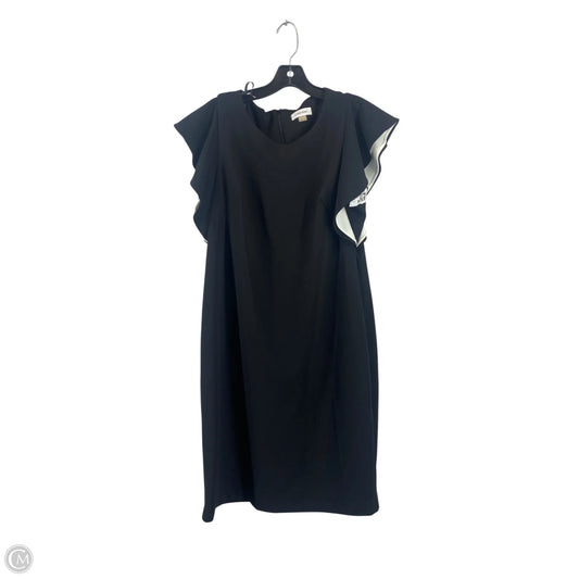 Dress Work By Calvin Klein In Black, Size: 14