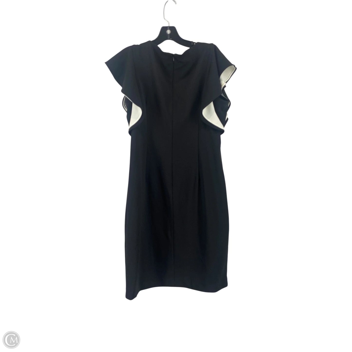 Dress Work By Calvin Klein In Black, Size: 14