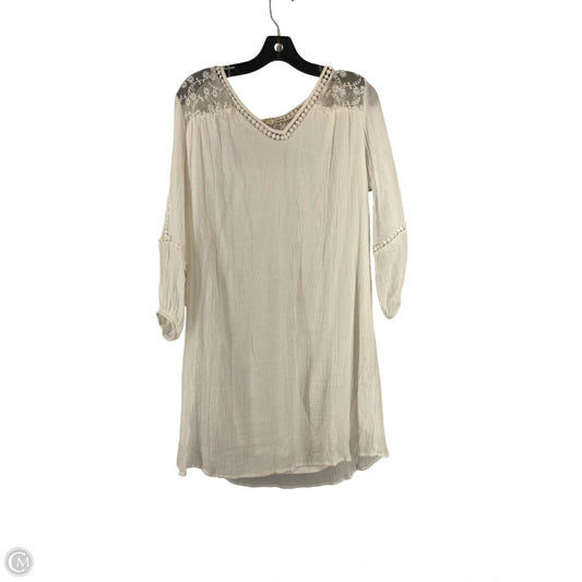 Dress Casual Short By Cmc In Cream, Size: 1x