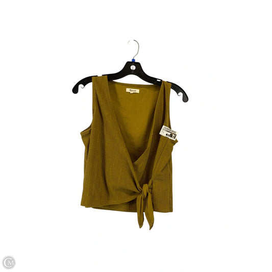 Top Sleeveless By Madewell In Green, Size: Xs