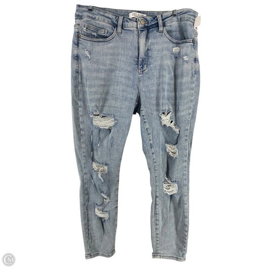 Jeans Skinny By Judy Blue In Blue Denim, Size: 18