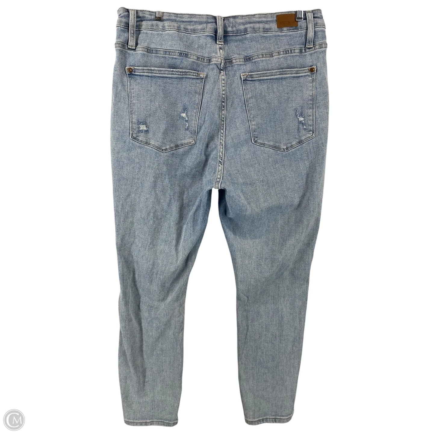 Jeans Skinny By Judy Blue In Blue Denim, Size: 18