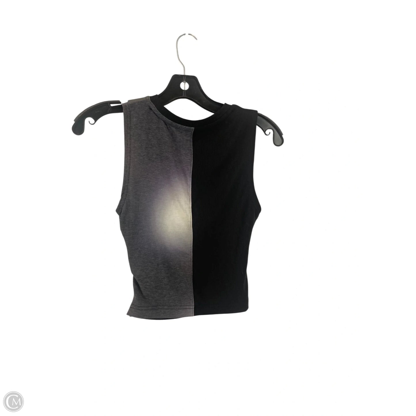 Athletic Tank Top By Nike In Black & Grey, Size: Xs