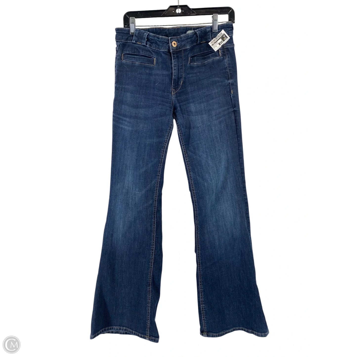 Jeans Flared By Cmc In Blue Denim, Size: 10