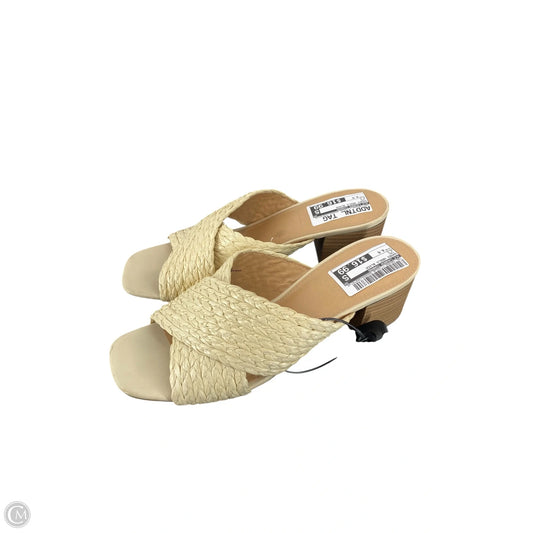 Shoes Heels Block By Lc Lauren Conrad In Tan, Size: 8.5