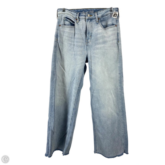 Jeans Wide Leg By Old Navy In Blue Denim, Size: 8