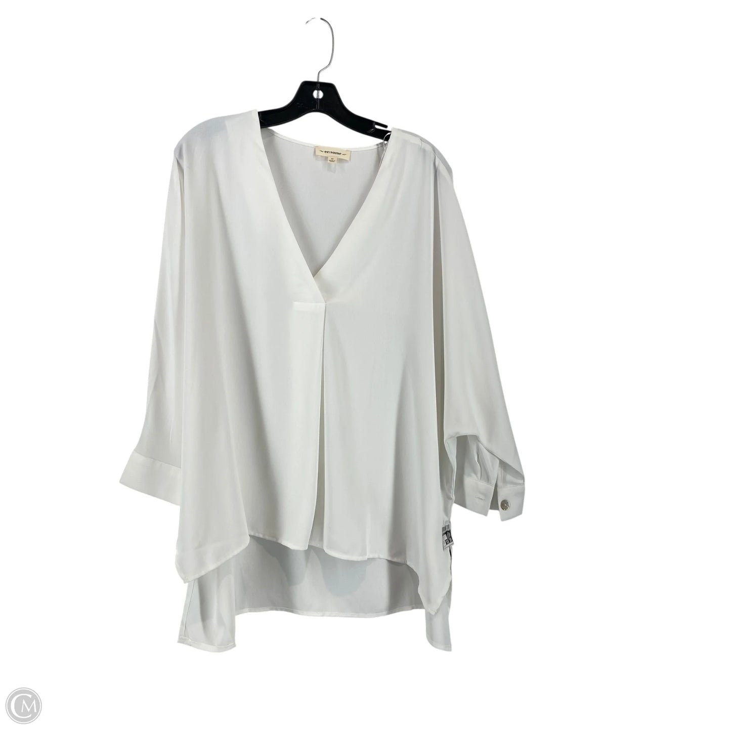 Top Long Sleeve By Eesome In White, Size: M