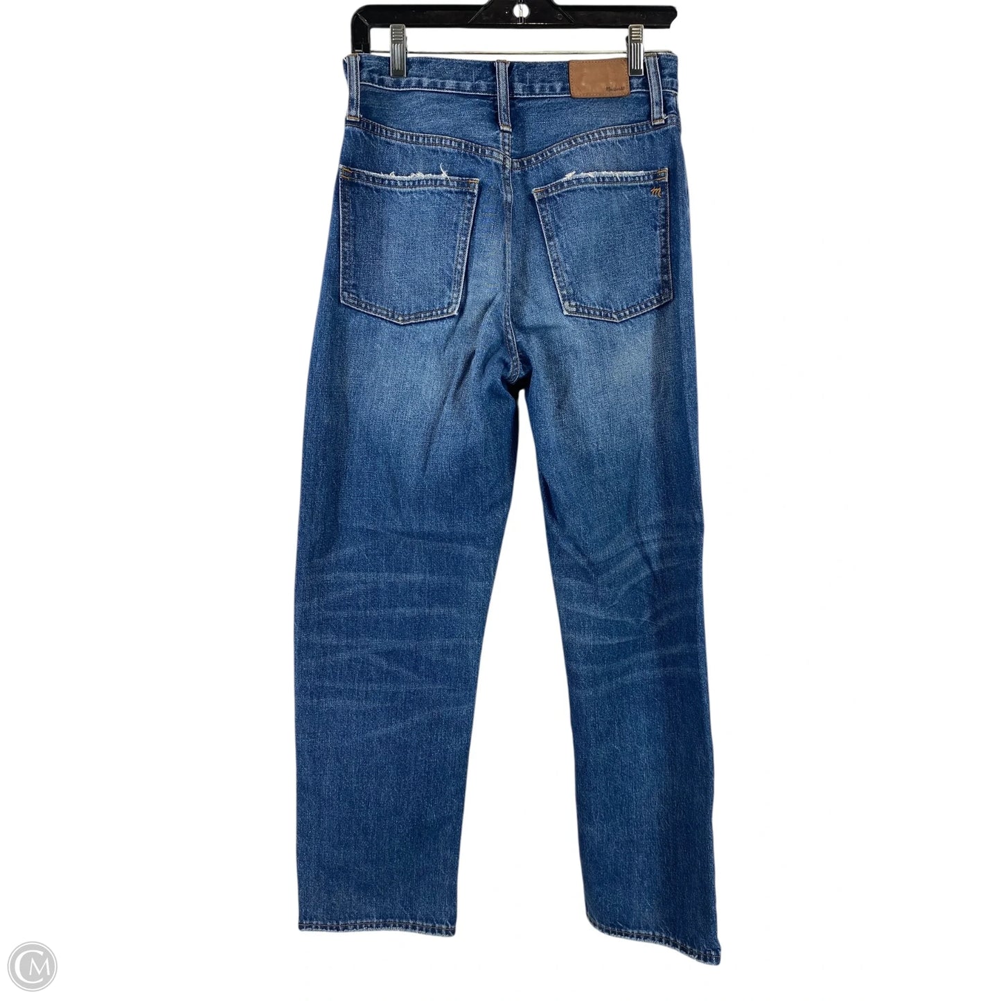 Jeans Straight By Madewell In Blue Denim, Size: 2