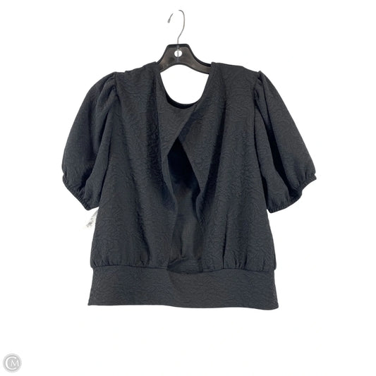 Top Short Sleeve By So In Black, Size: Xl