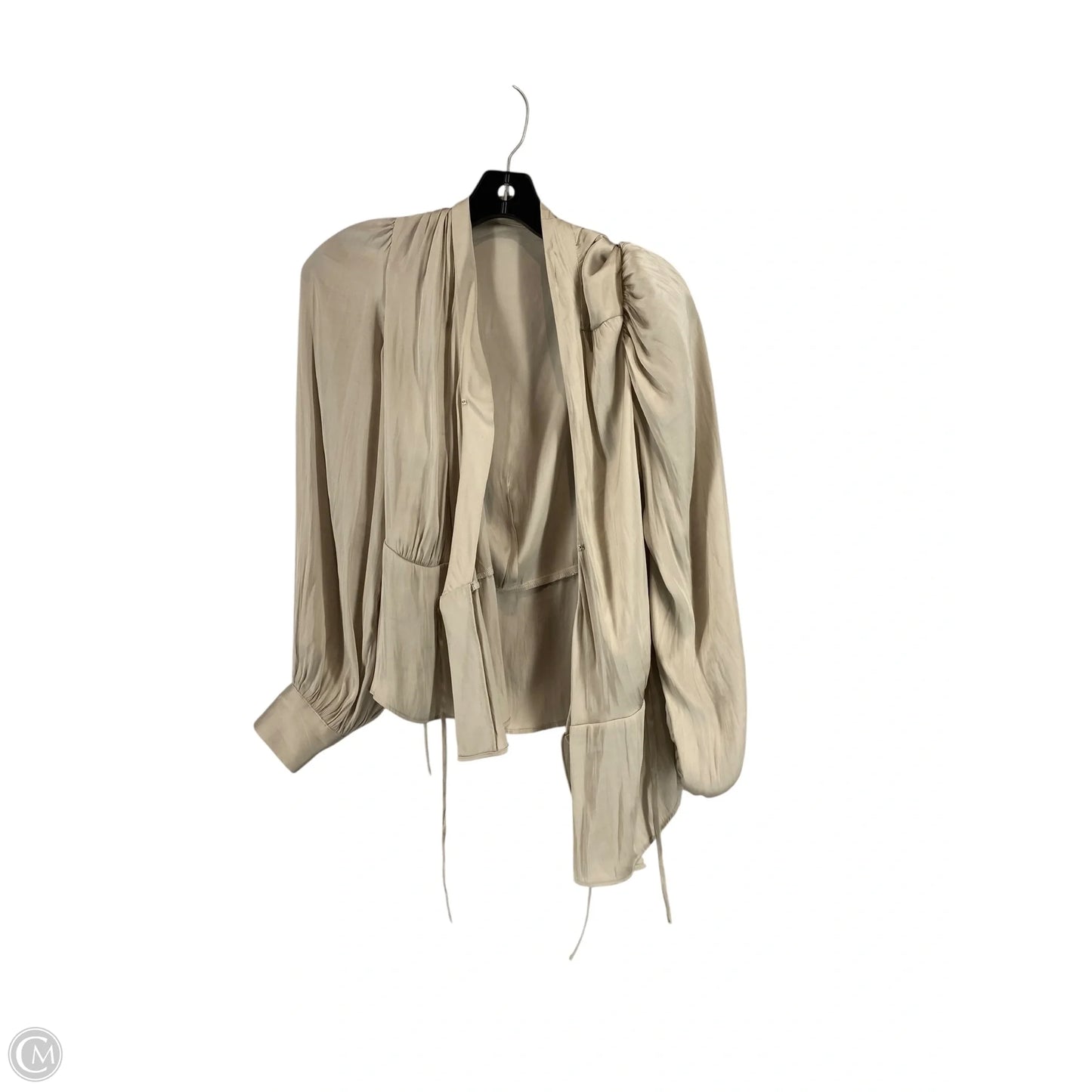 Top Long Sleeve By Banana Republic In Grey, Size: S
