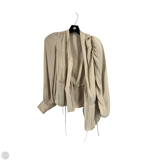Top Long Sleeve By Banana Republic In Grey, Size: S