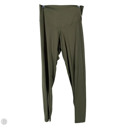 Athletic Leggings By Aerie In Green, Size: L
