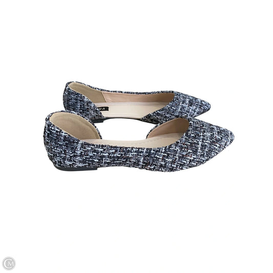 Shoes Flats By Cme In Black & White, Size: 9