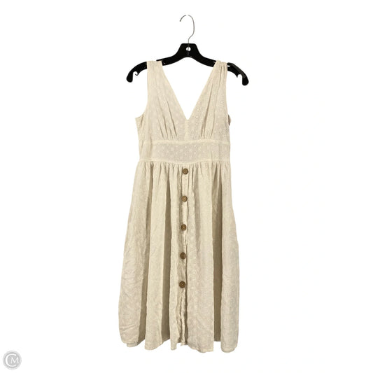 Dress Casual Midi By Cme In White, Size: S
