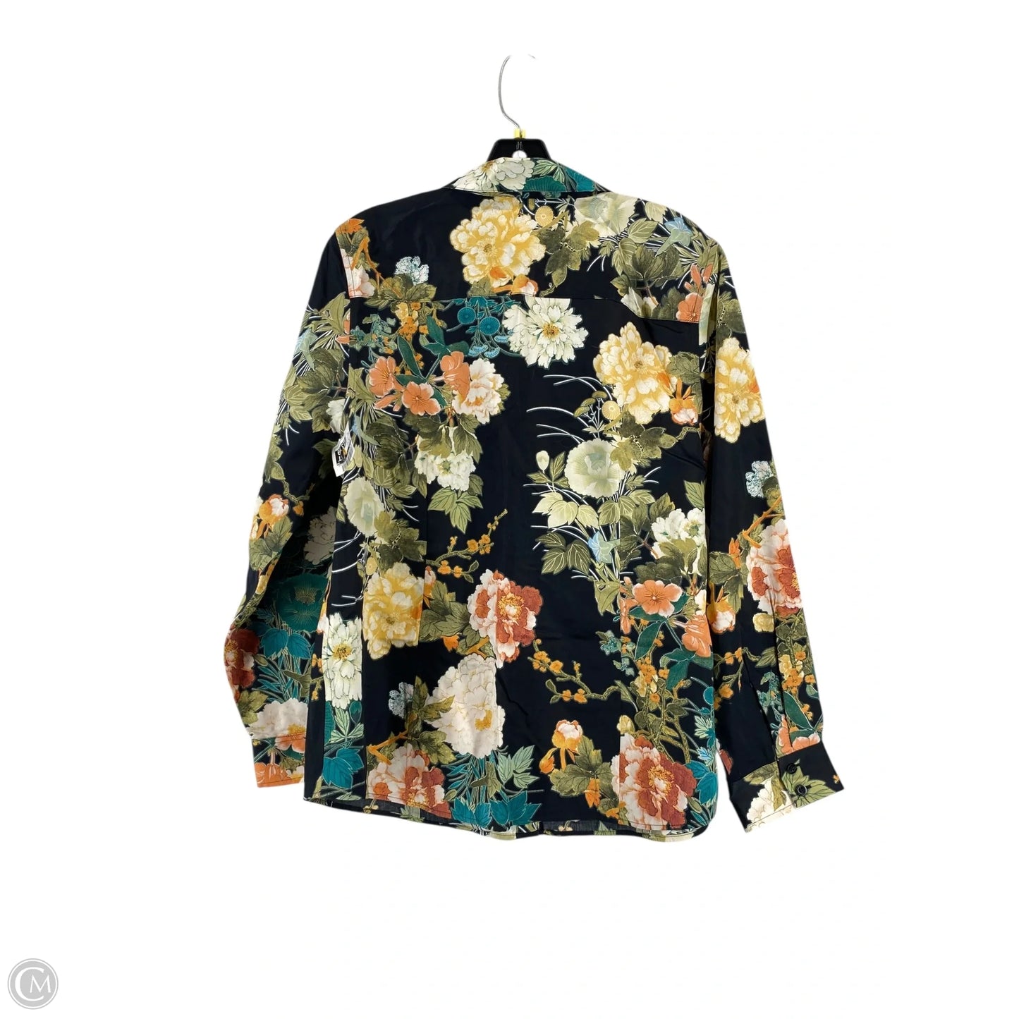 Top Long Sleeve By Chicos In Floral Print, Size: 2