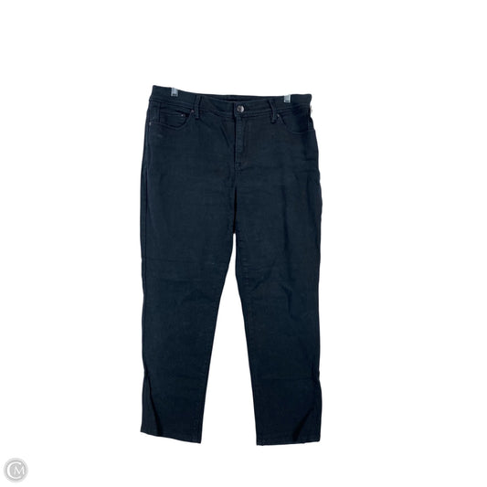 Jeans Cropped By Chicos In Black Denim, Size: 2