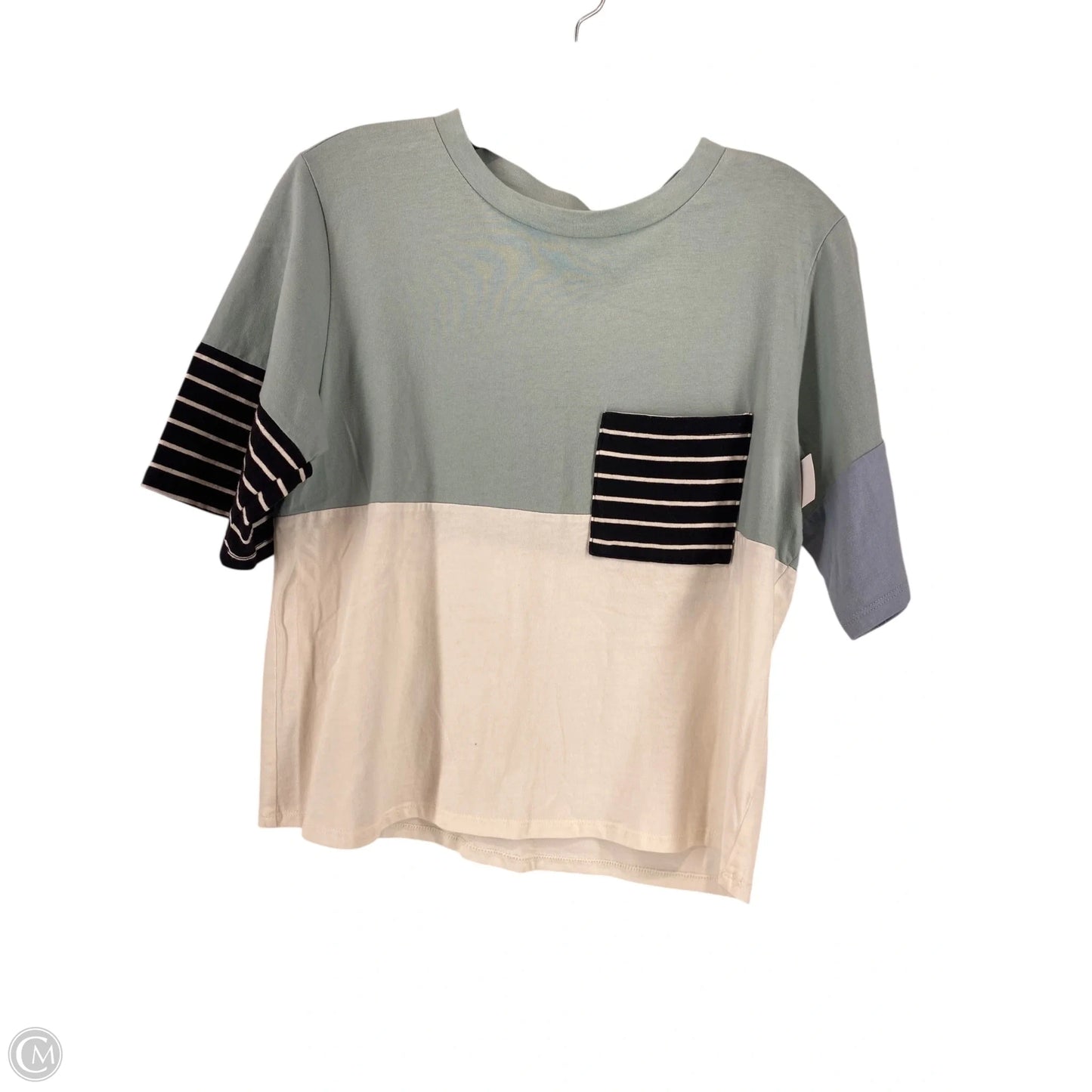 Top Short Sleeve By Love On A Hanger In Teal, Size: S