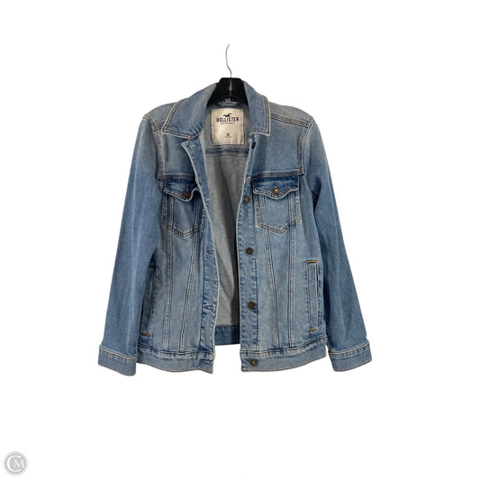 Jacket Denim By Hollister In Blue Denim, Size: Xs