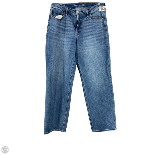 Jeans Wide Leg By Old Navy In Blue Denim, Size: 14