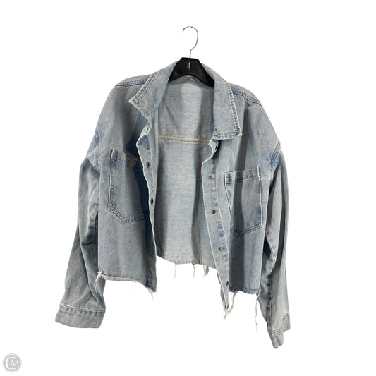 Jacket Denim By Wishlist In Blue Denim, Size: L