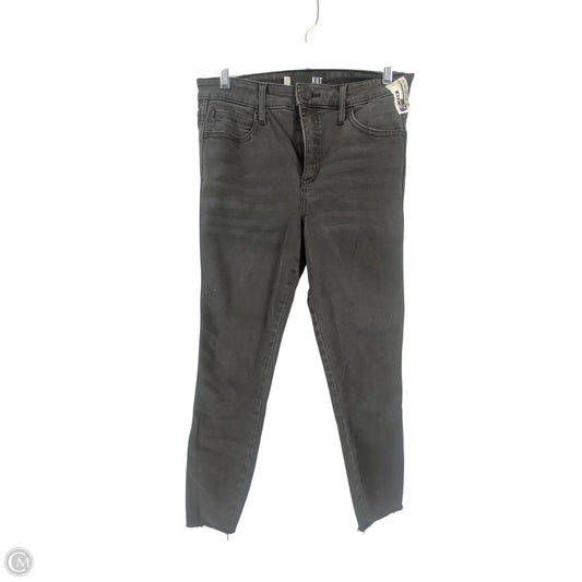 Jeans Skinny By Kut In Black Denim, Size: 4