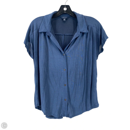 Top Short Sleeve By Lucky Brand In Blue, Size: S