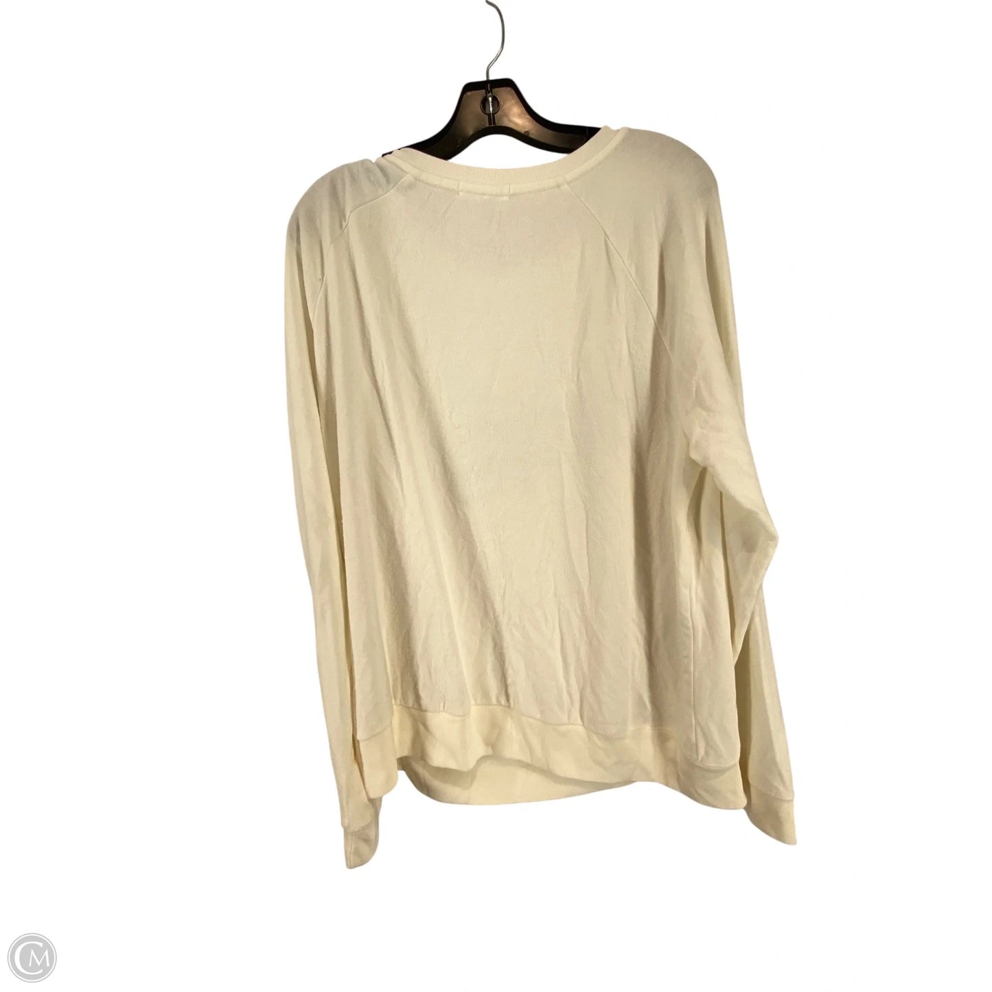 Top Long Sleeve By Grayson Threads In White, Size: 2x