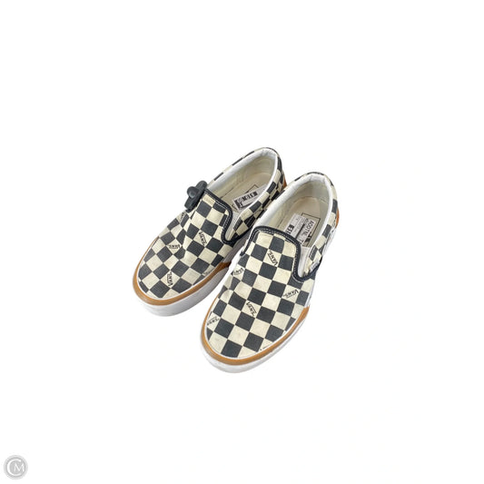 Shoes Flats By Vans In Checkered Pattern, Size: 8
