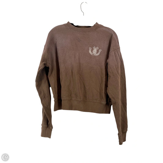 Sweatshirt Crewneck By Cme In Brown, Size: S