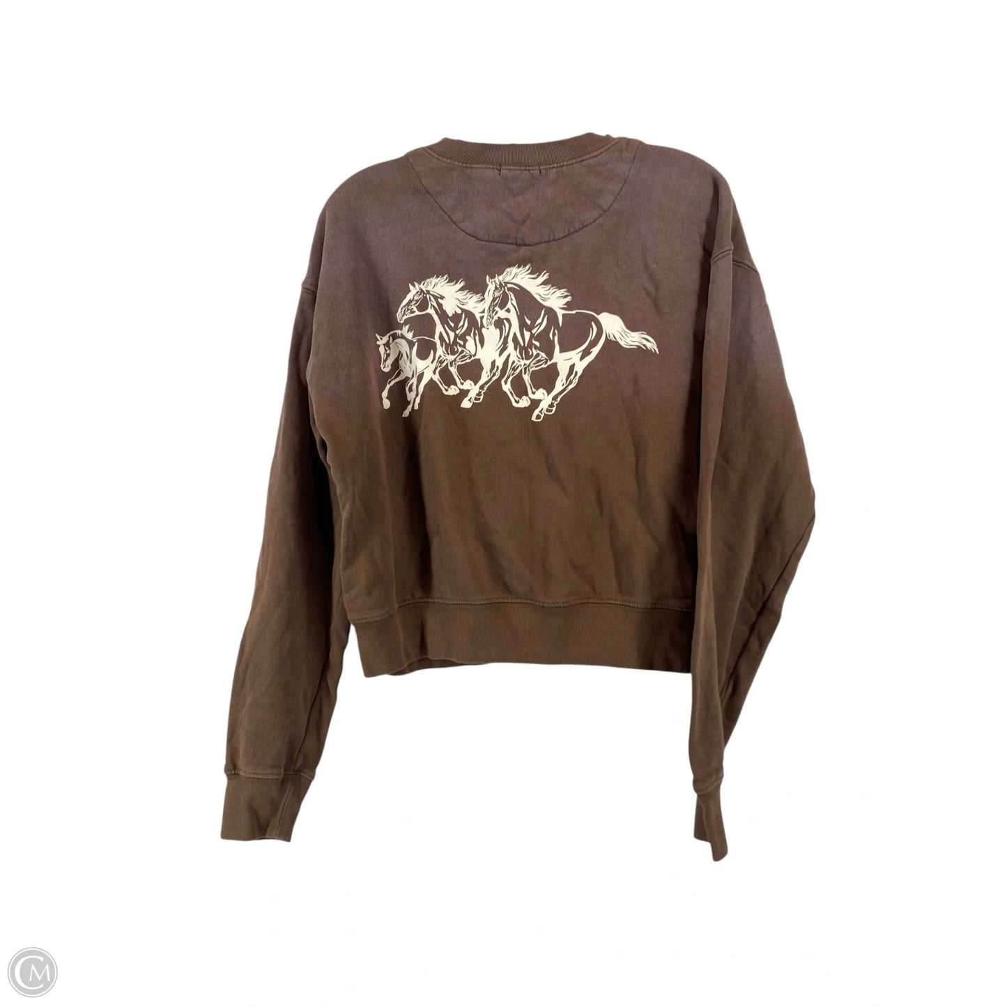 Sweatshirt Crewneck By Cme In Brown, Size: S