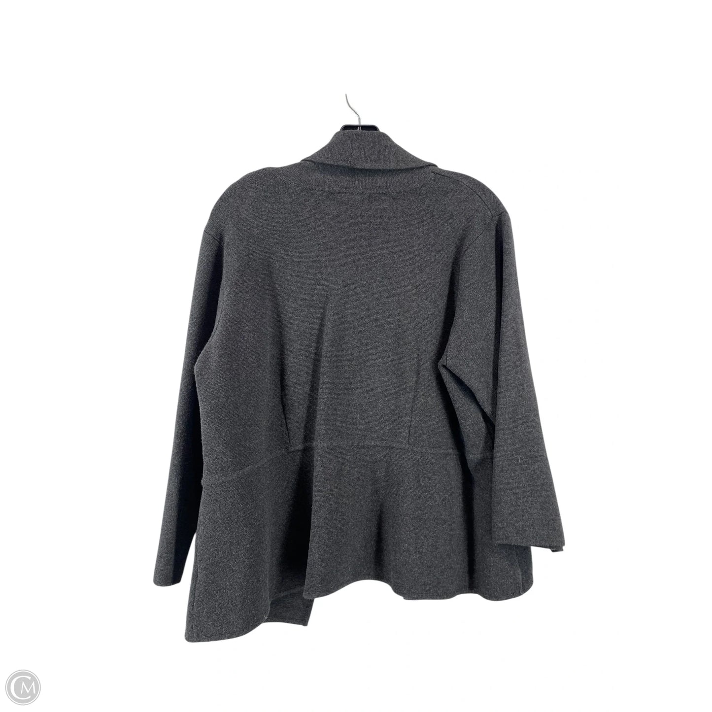 Cardigan By Alfani In Grey, Size: 1x
