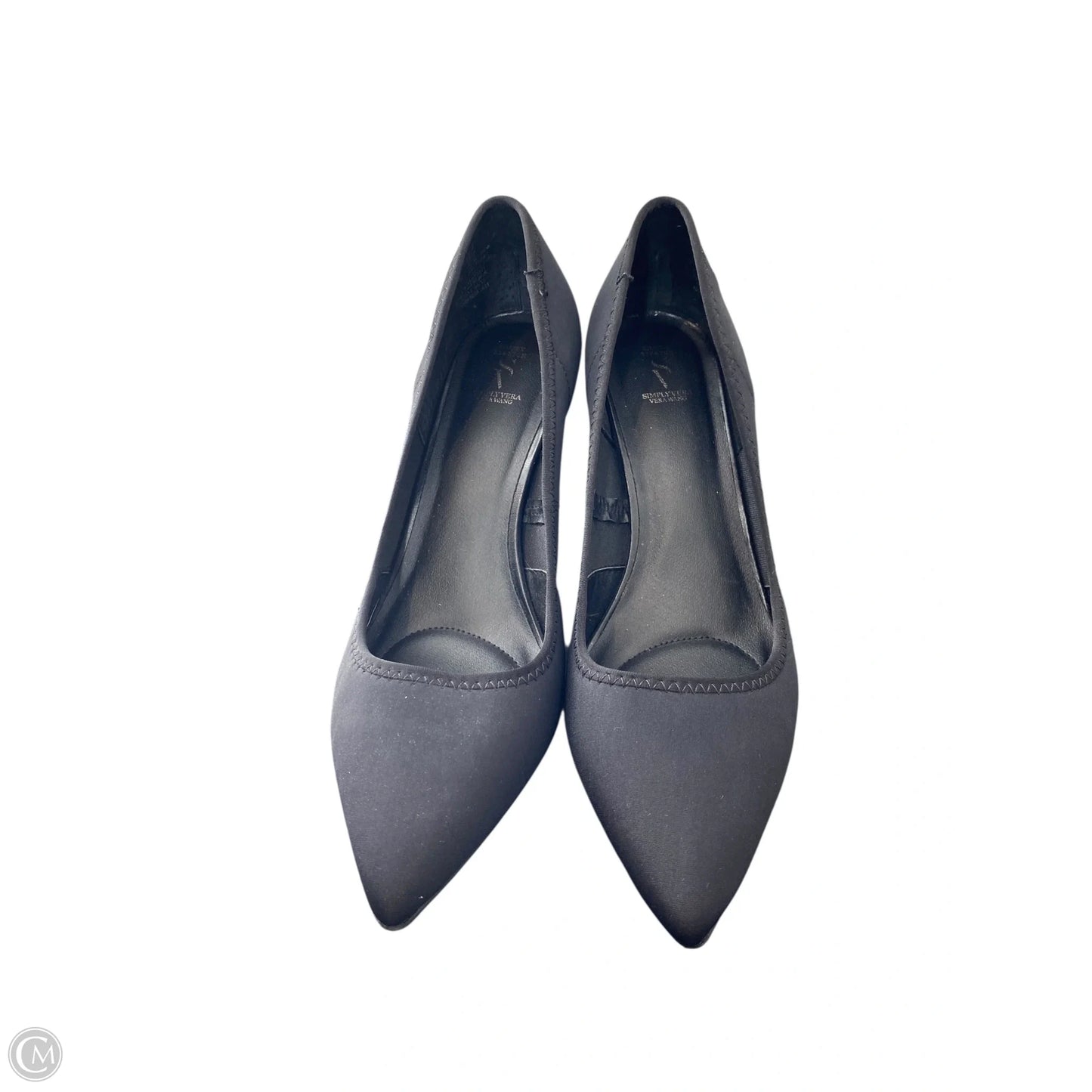 Shoes Heels Stiletto By Simply Vera In Black, Size: 9.5