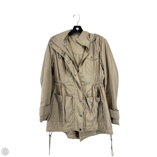 Jacket Windbreaker By New York And Co In Grey, Size: S