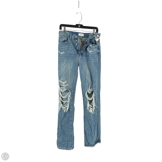 Jeans Straight By Pistola In Blue Denim, Size: 4