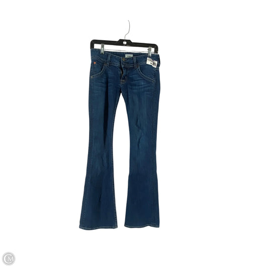 Jeans Boot Cut By Hudson In Blue Denim, Size: 4