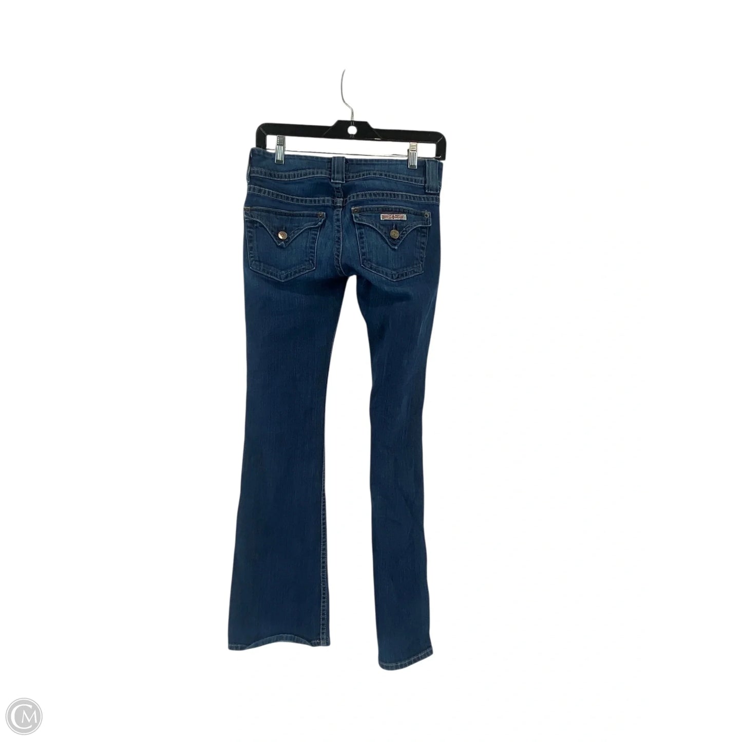 Jeans Boot Cut By Hudson In Blue Denim, Size: 4