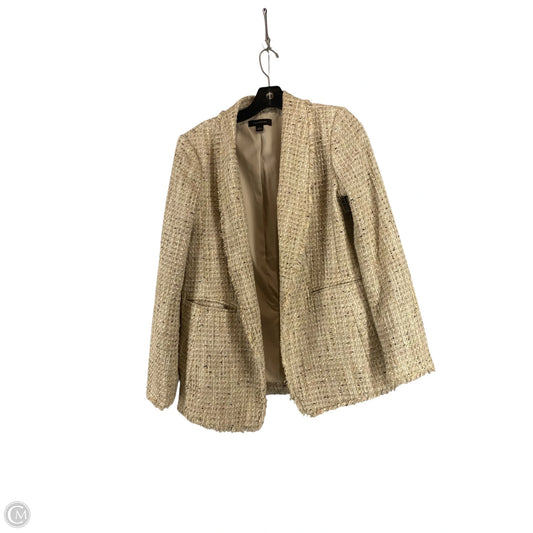 Blazer By Ann Taylor In Tan, Size: 8