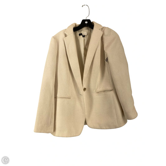 Blazer By Ann Taylor In White, Size: 10