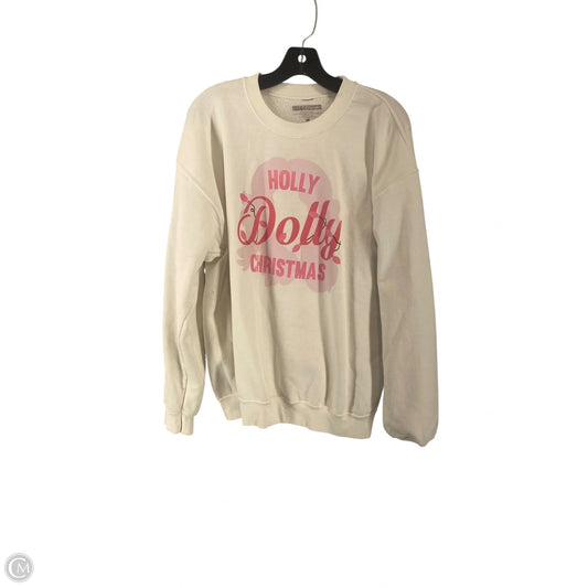 Sweatshirt Crewneck By Cme In White, Size: L
