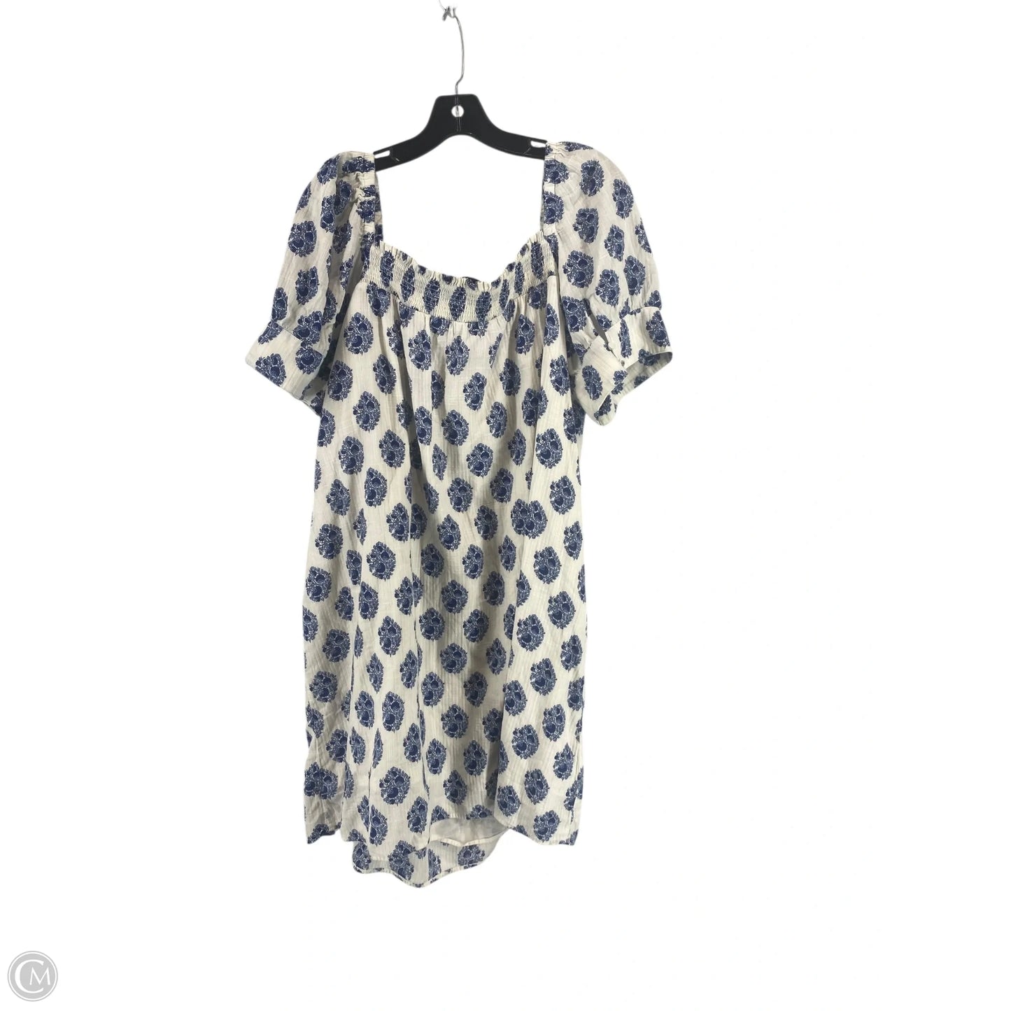 Dress Casual Short By J. Crew In Blue & White, Size: L
