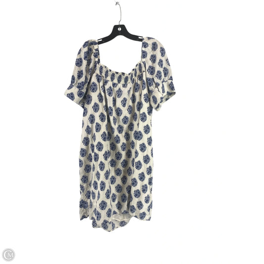 Dress Casual Short By J. Crew In Blue & White, Size: L